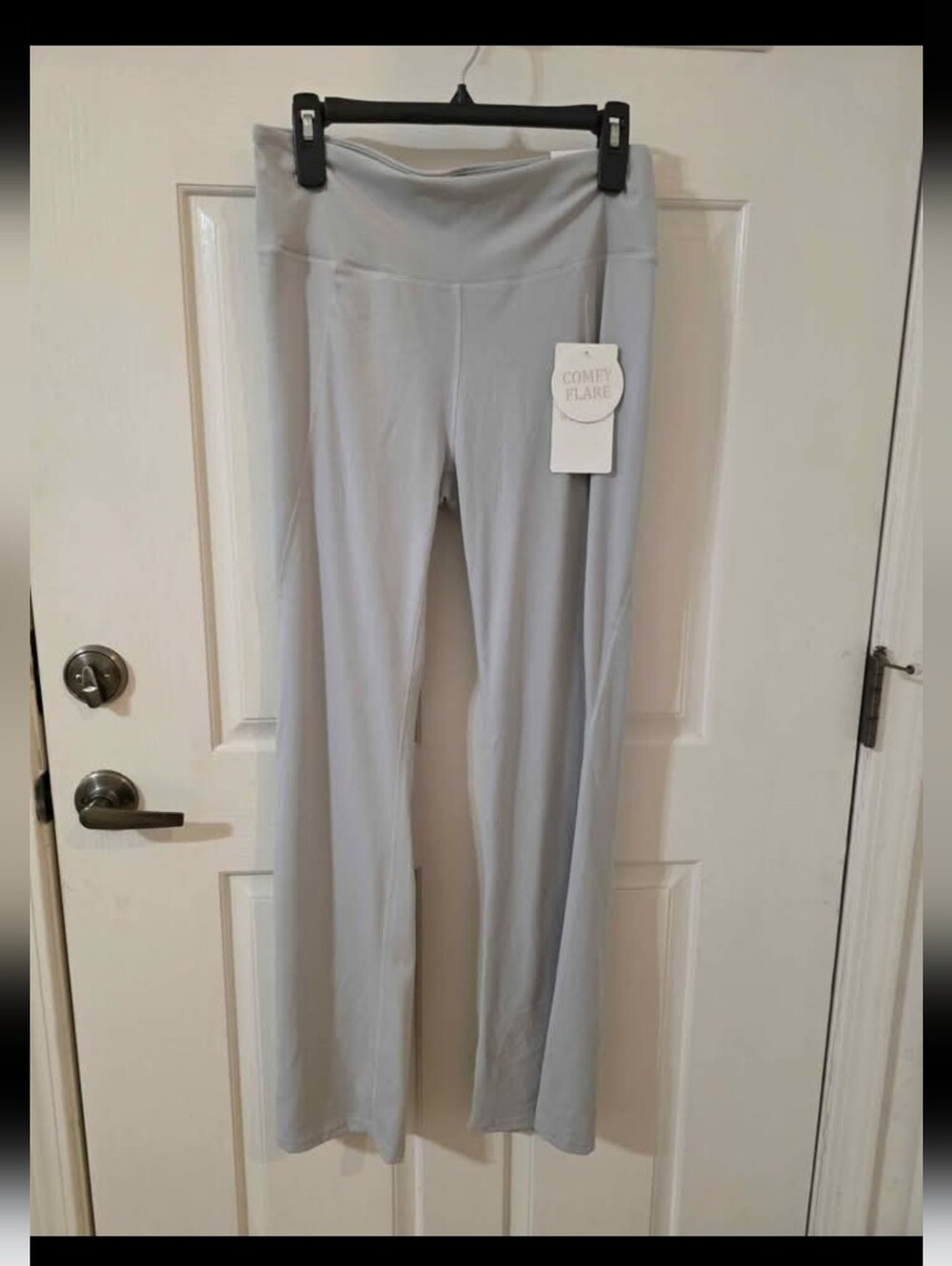 In Good State (ig) Light Gray Flare Leggings